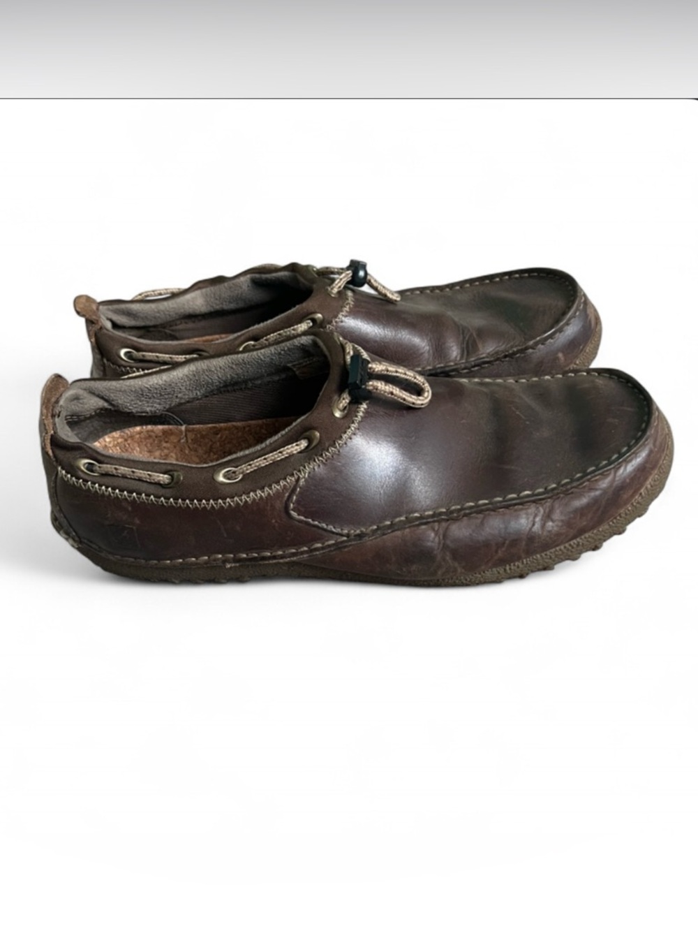 Sperry Top-Sider Brown Leather Boat Shoes Men’s Size 10